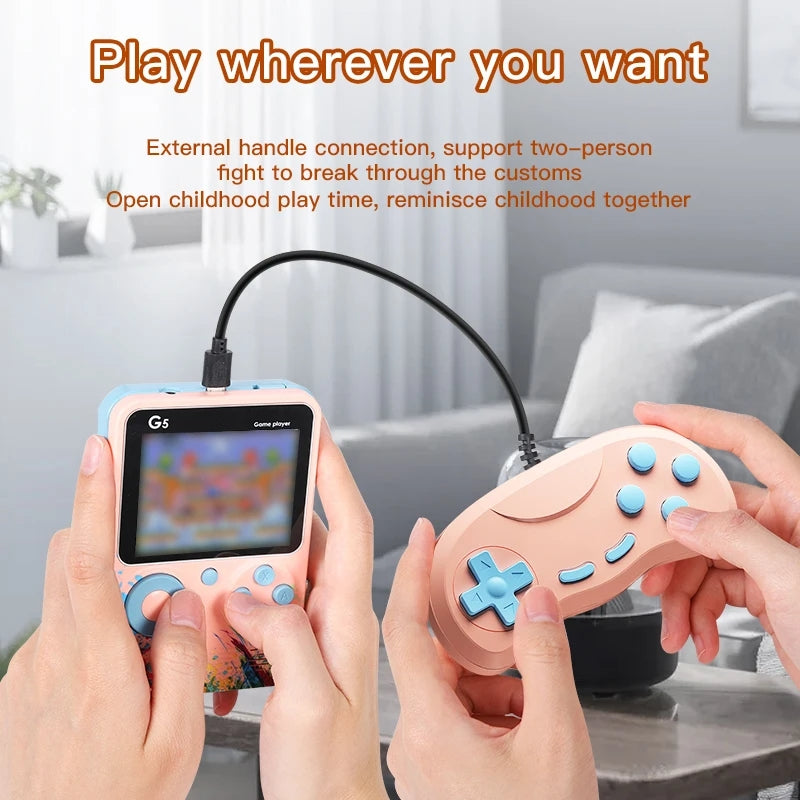 G5 Handheld Rechargeable Video Game Console – 500 Games