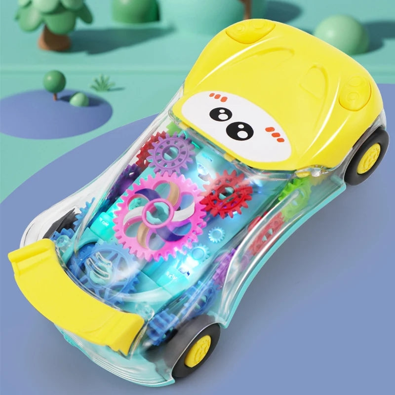 Transparent Car Gear Musical Phone For Kids