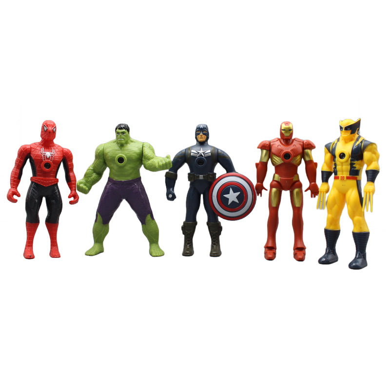 Avengers Action Figures Set With Projectors