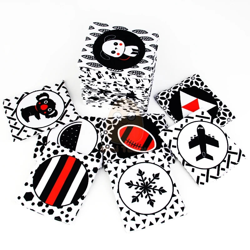 Black & White Visual Stimulation & Sensory Cloth Book