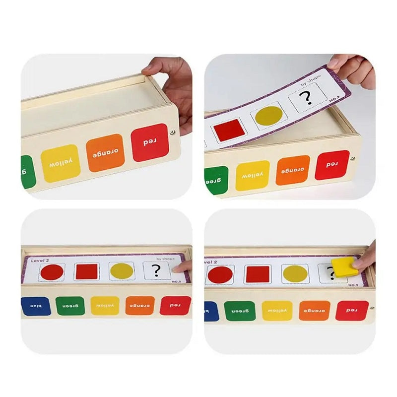 Wooden Early Educational Montessori Shapes & Color Sorting Toy