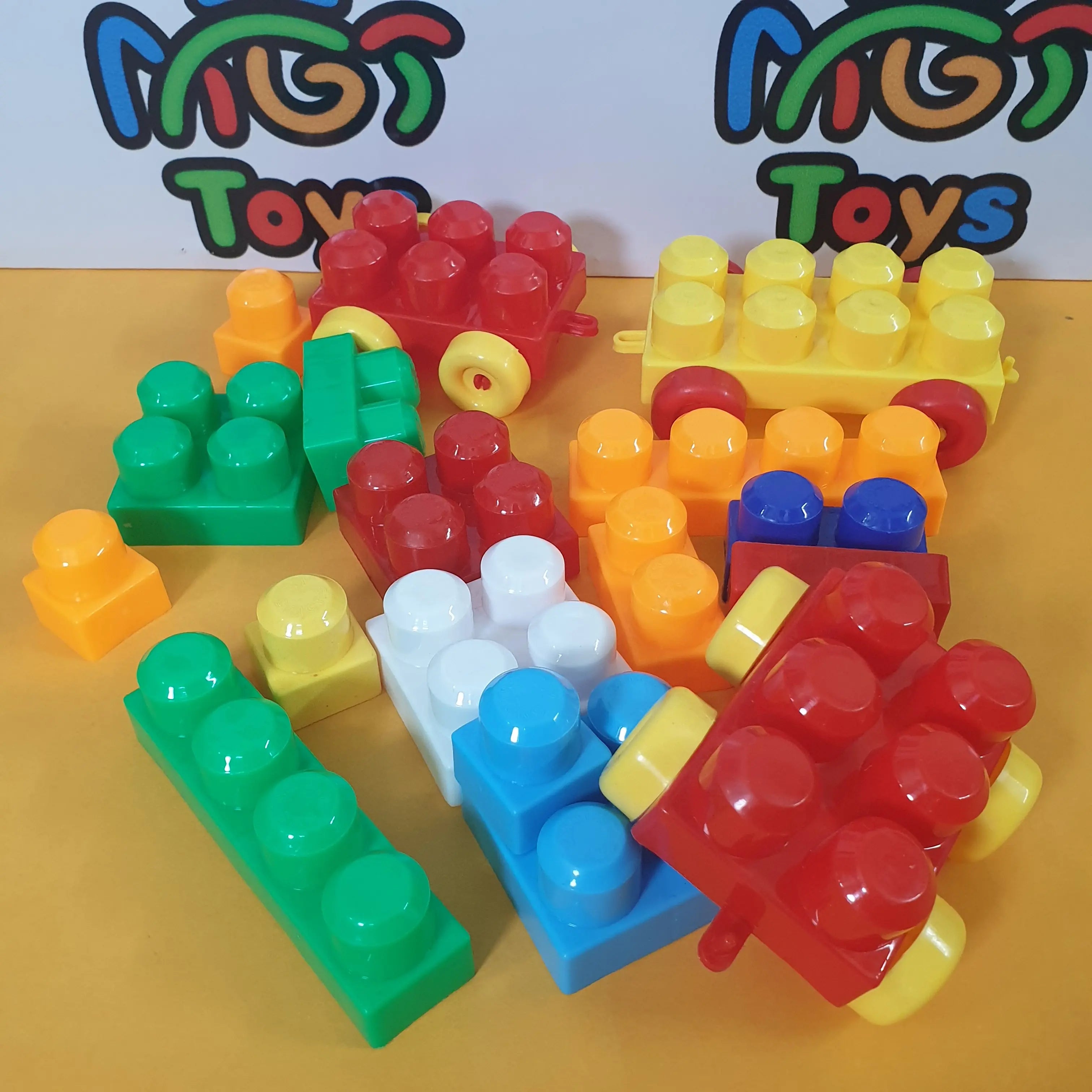 Colorful Jumbo Building Blocks Bag-50 pcs