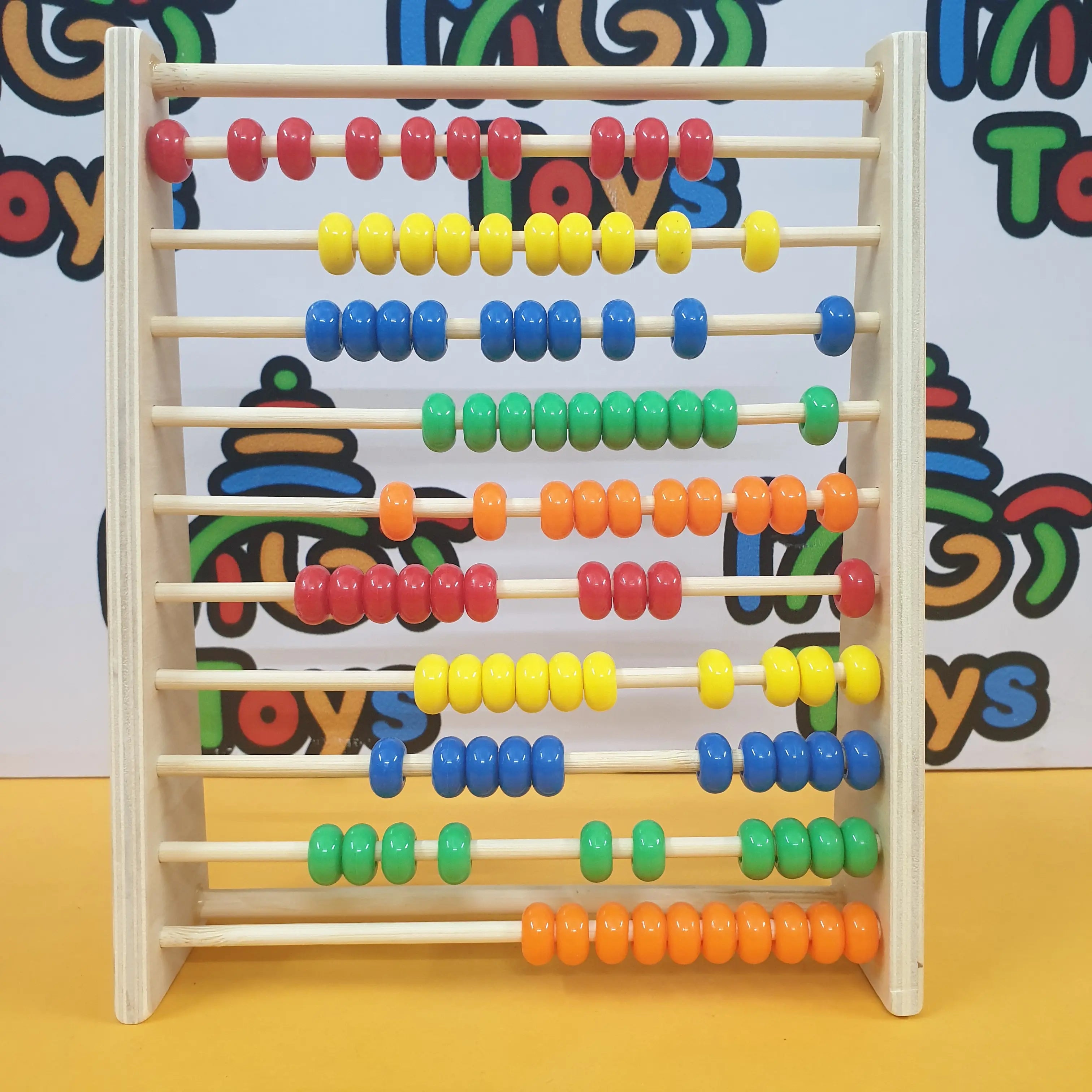 Wooden Maths Activity Calculation Abacus