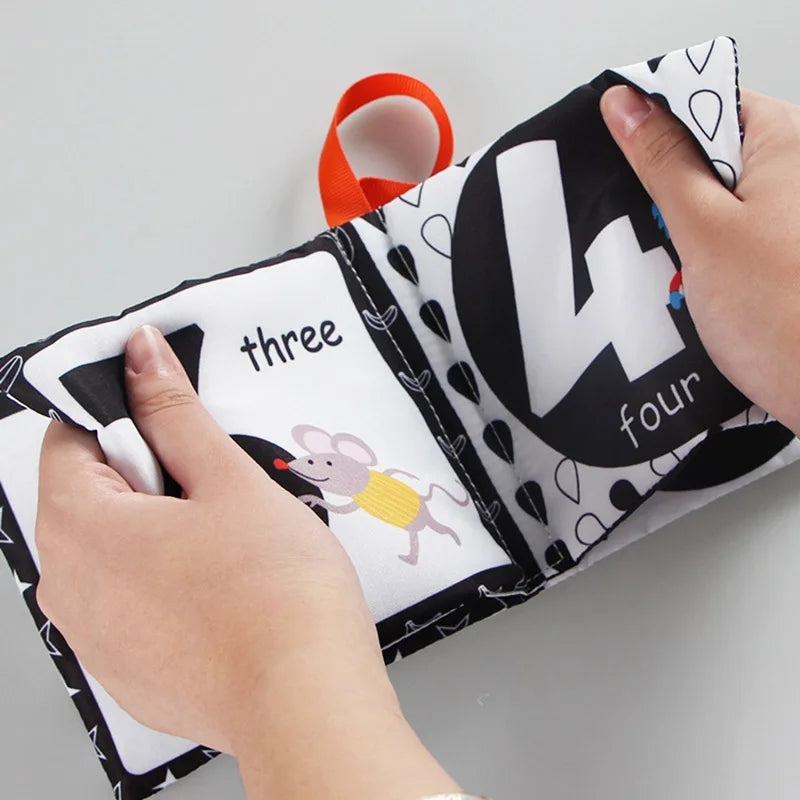 Black & White Visual Stimulation & Sensory Cloth Book