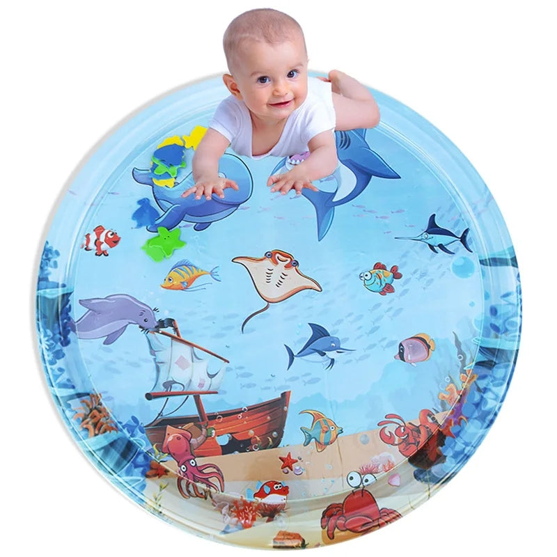 Inflatable Tummy Time Kids Jumbo Water Mat