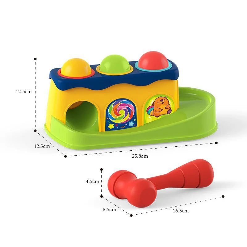 Hammer Table Ball Drop Pounding Toy