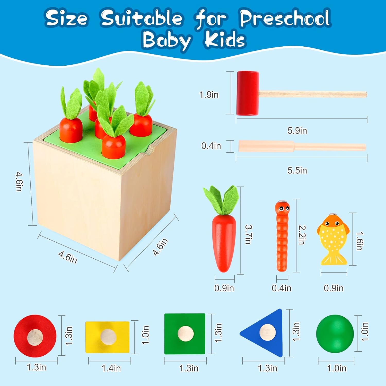 Wooden-Play-Kit 5 in 1 Montessori Learning Toy