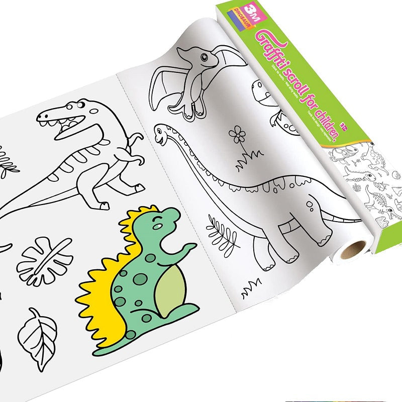 Coloring & Drawing Activity Paper Roll
