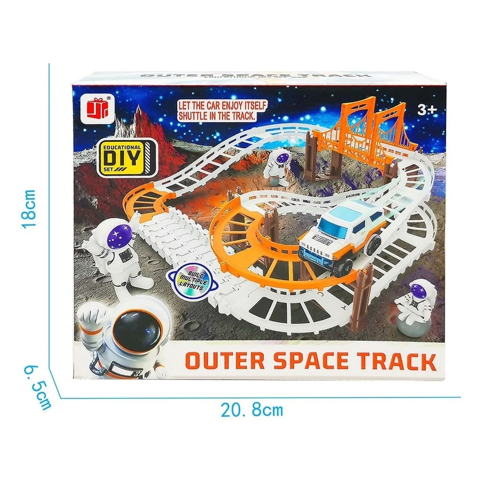 Outer Space Theme Kids Electric Racing Track