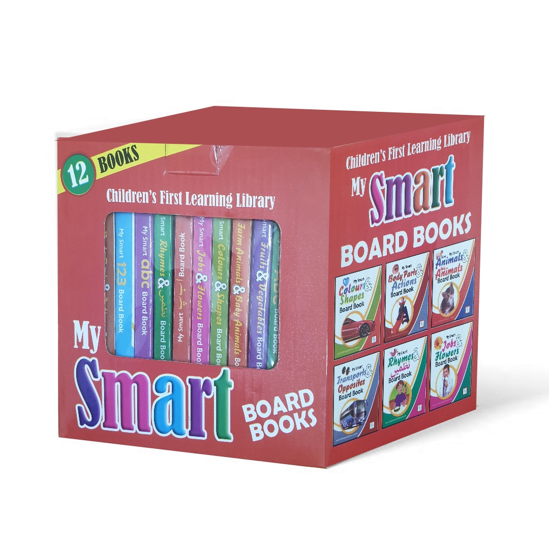 Smart Early Learning Educational 12 Board Books Set