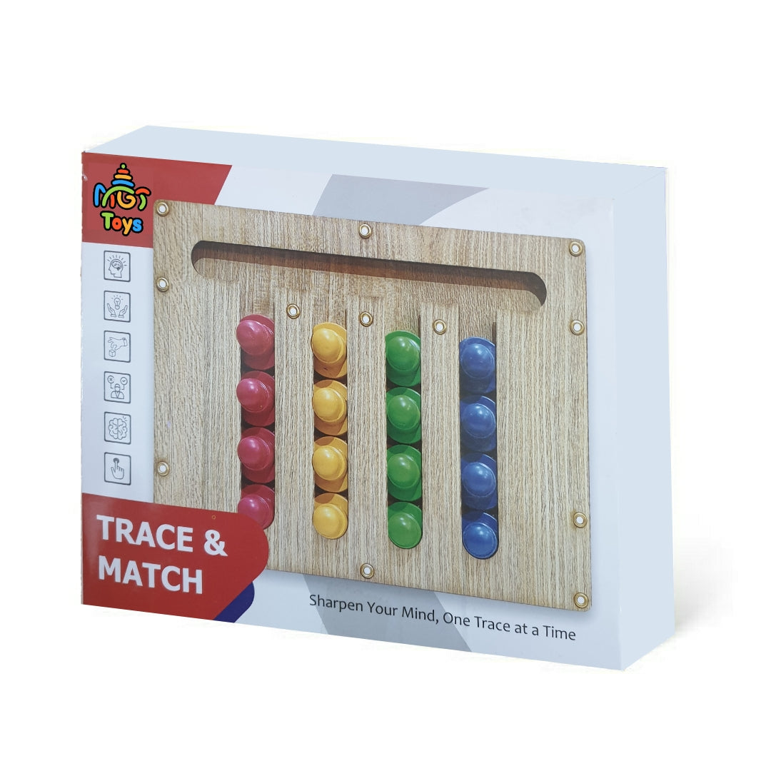 Wooden Colors Sorting Mind Sharpening Activity Game