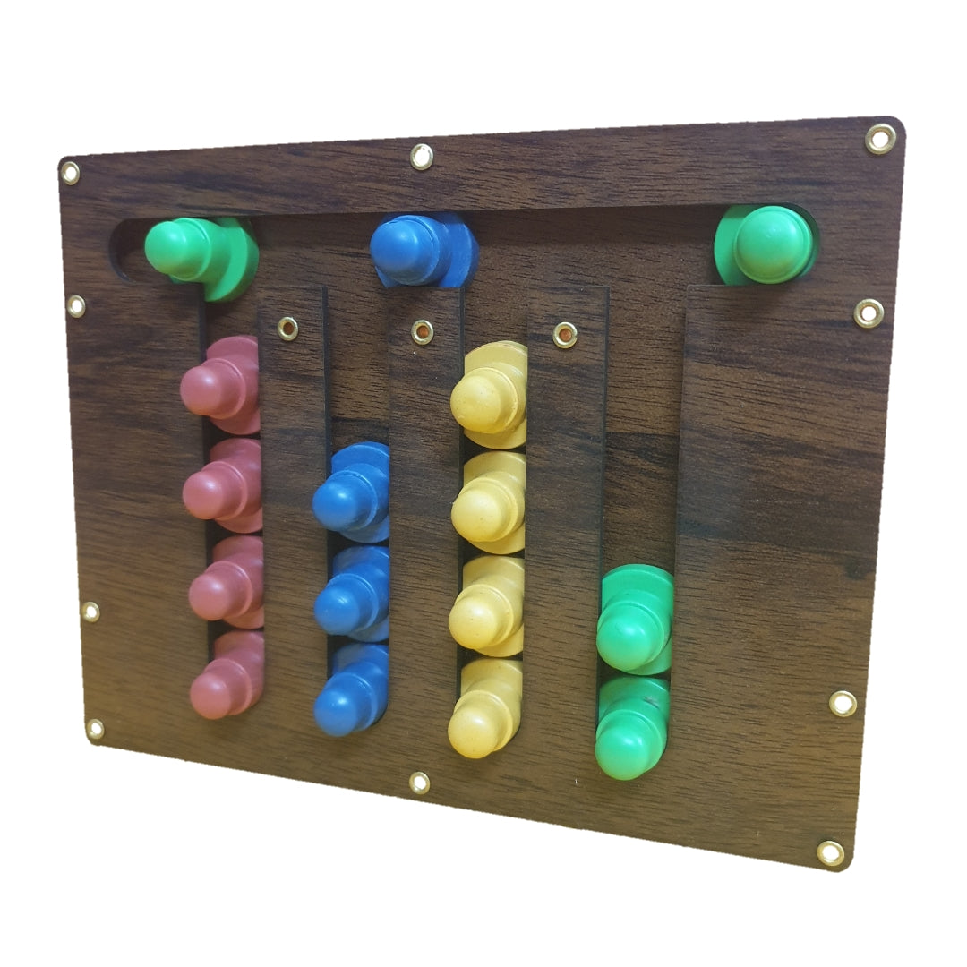 Wooden Colors Sorting Mind Sharpening Activity Game