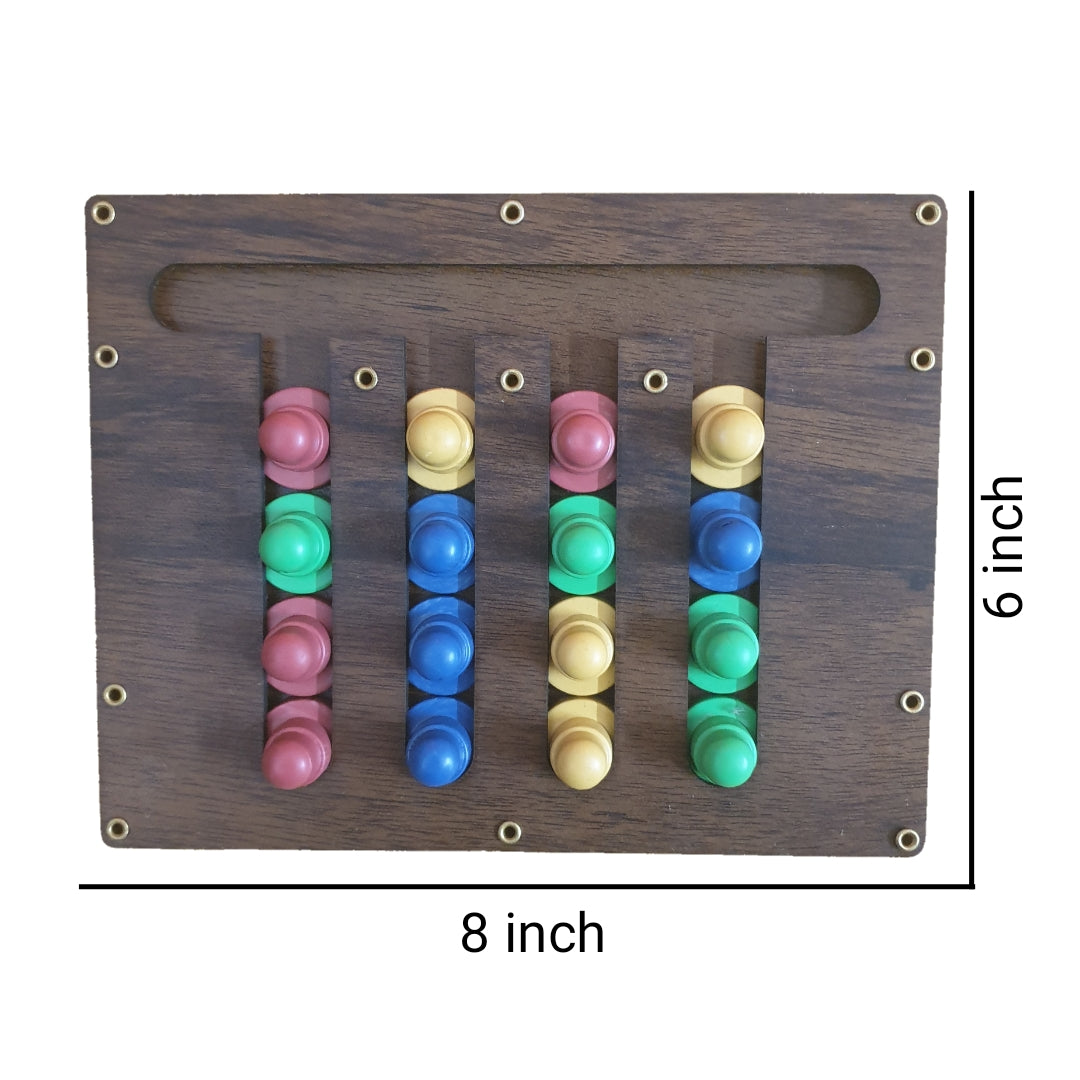 Wooden Colors Sorting Mind Sharpening Activity Game