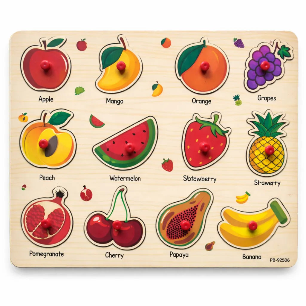 Wooden Montessori Peg Puzzle Sorting Boards - The Ultimate Early Learn ...