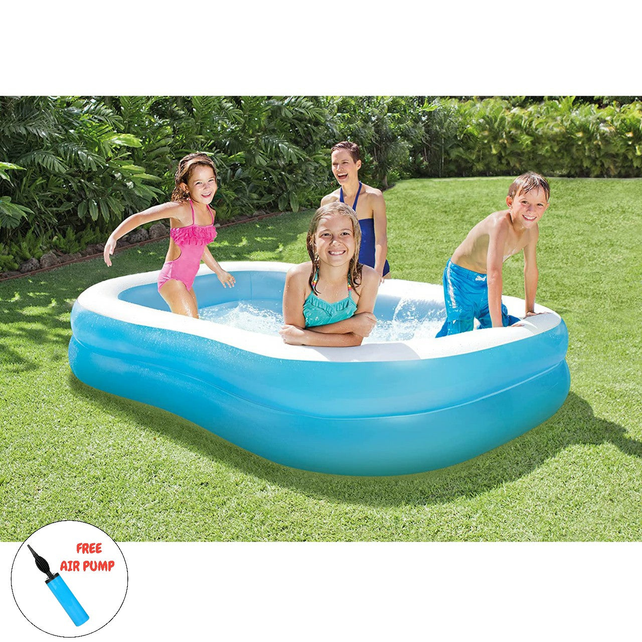 Intex Swim Center Family Swimming Pool-80 inch With Free Pump