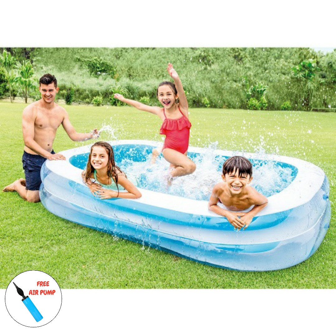 Intex Inflatable Swim Center Family Pool 103 inch With Free Pump