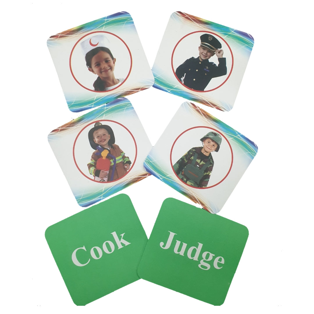 Occupations 40 Educational Flash Cards Set