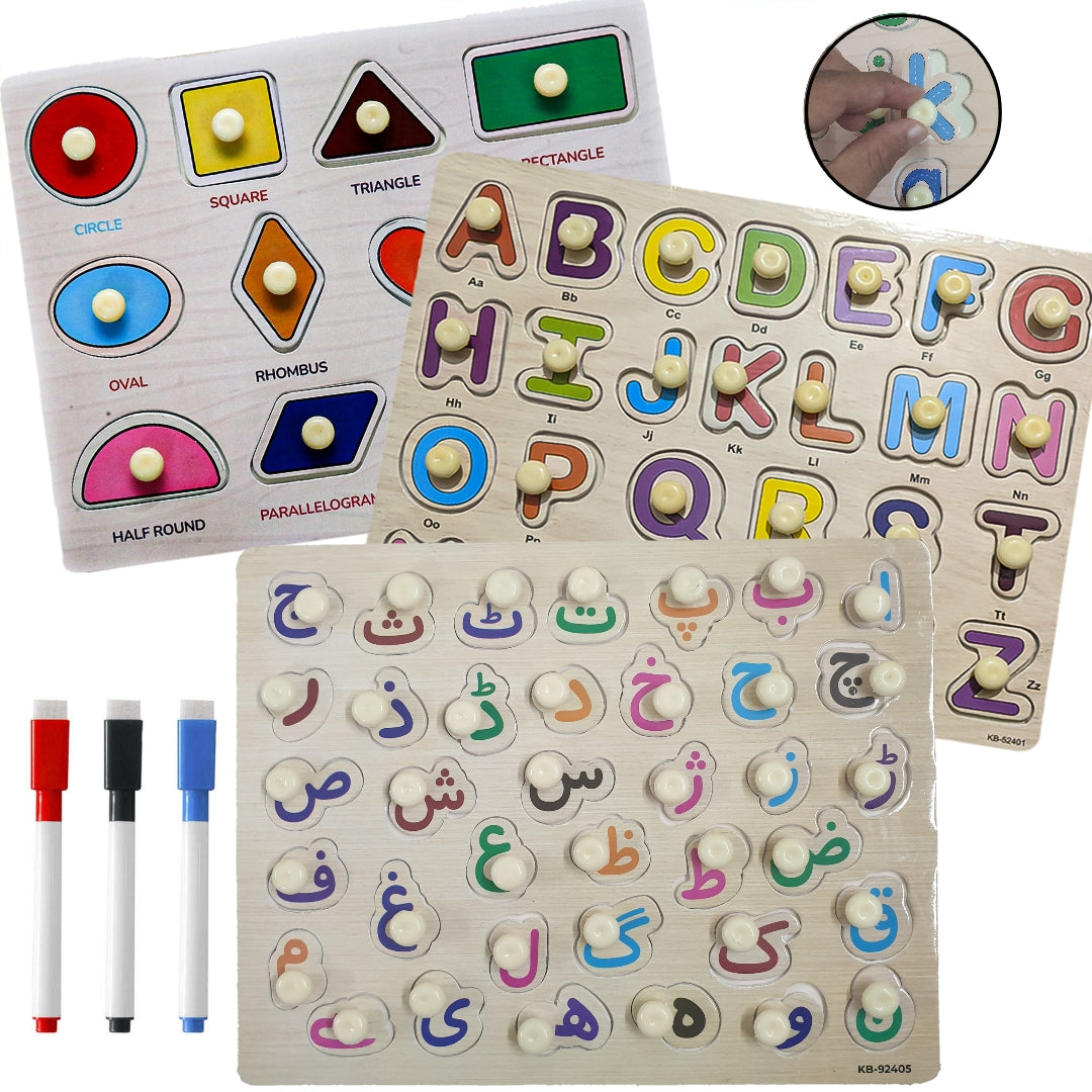 Sets Of 2in1 Activity Educational Sorting Boards