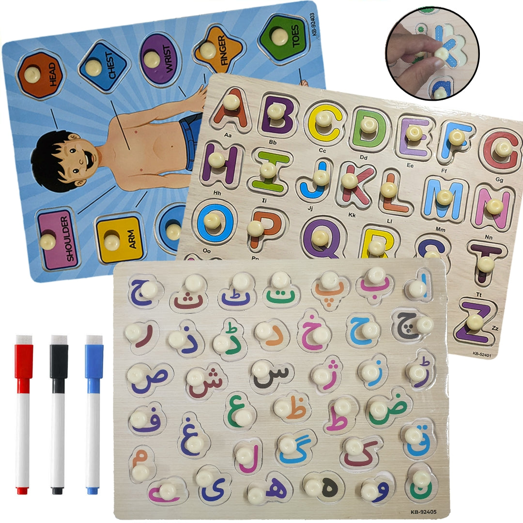 Sets Of 2in1 Activity Educational Sorting Boards