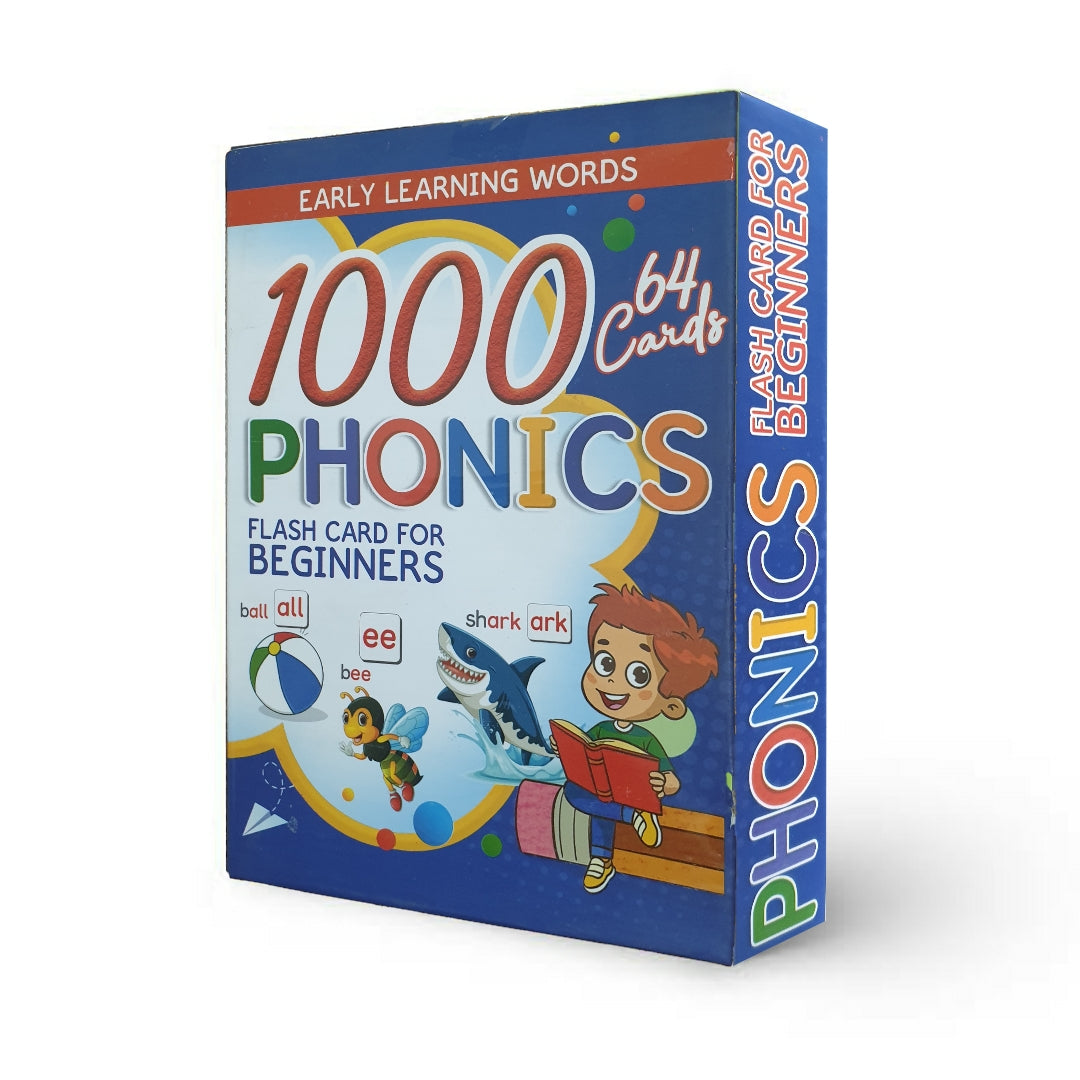 1000 Phonics High Quality 64 Big Flash Cards