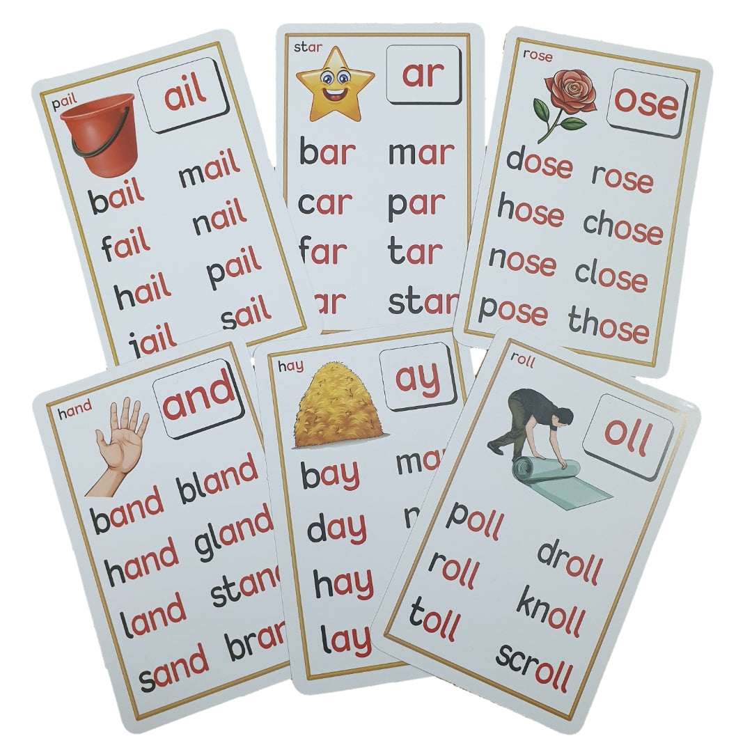 1000 Phonics High Quality 64 Big Flash Cards