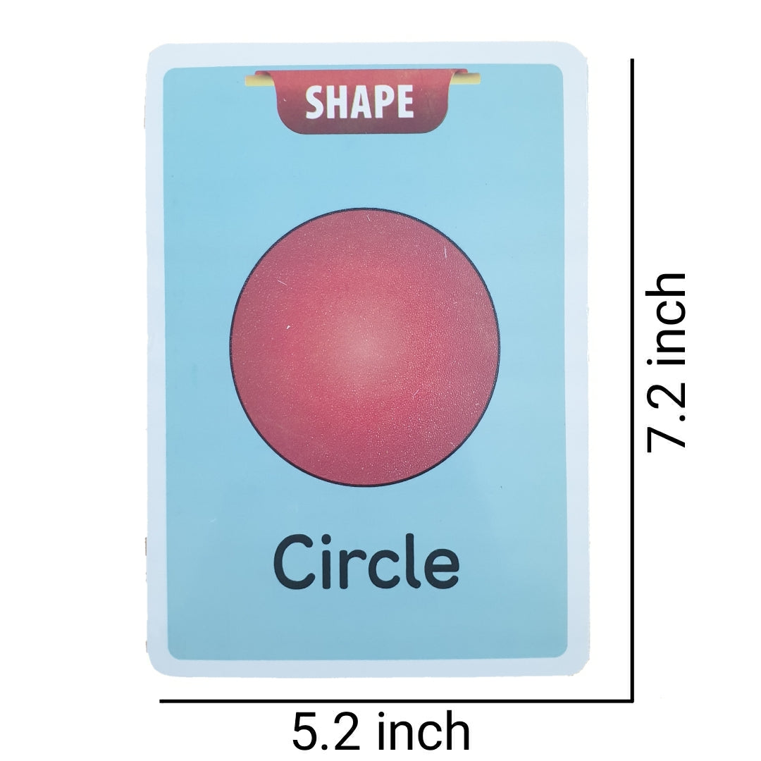 Maths, Numbers & Shapes Big 24 Flash Cards With Tracing Activity