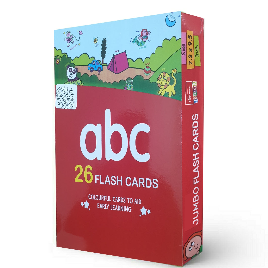 Small Alphabets Jumbo Flash Cards