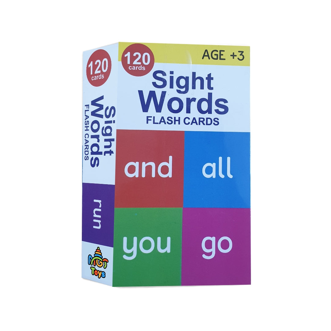 Sight Words Preschool 120 Flash Cards Set