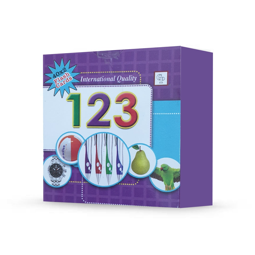 Numbers 40 Educational Flash Cards Set