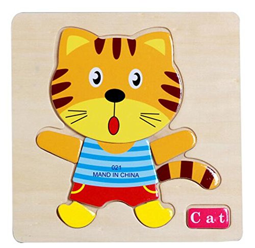 Wooden Montessori Jigsaw Puzzle Board