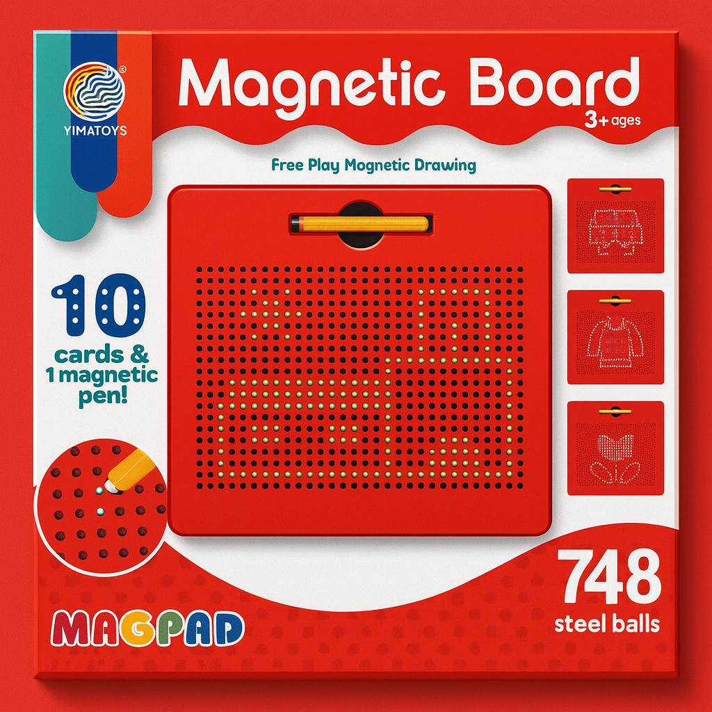 Magnetic Balls Jumbo Magpad Drawing Board