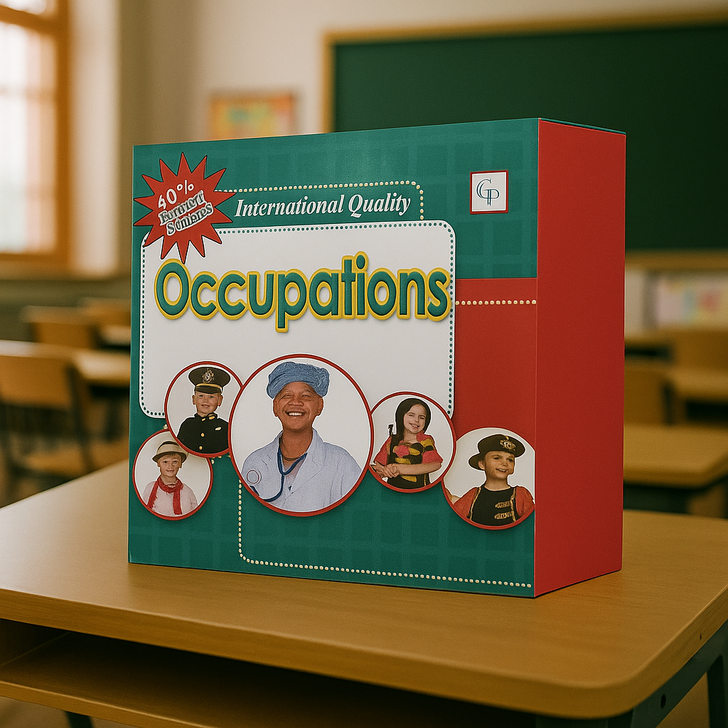 Occupations 40 Educational Flash Cards Set