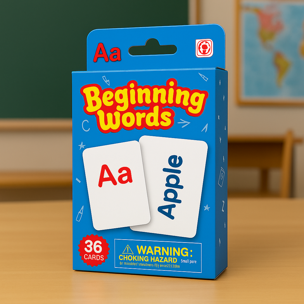 7-in-1 Early Learning Brain-Boosting Flash Card Set