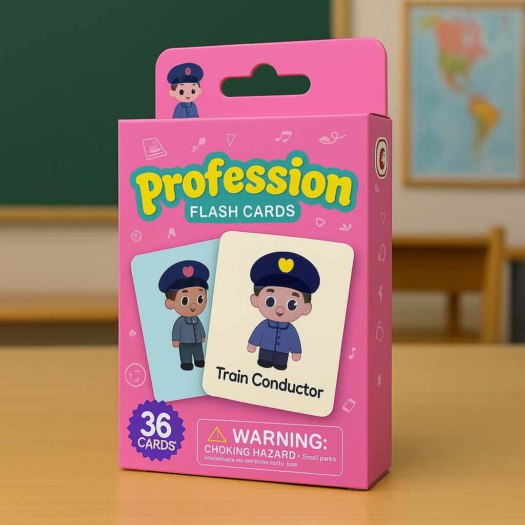 7-in-1 Early Learning Brain-Boosting Flash Card Set