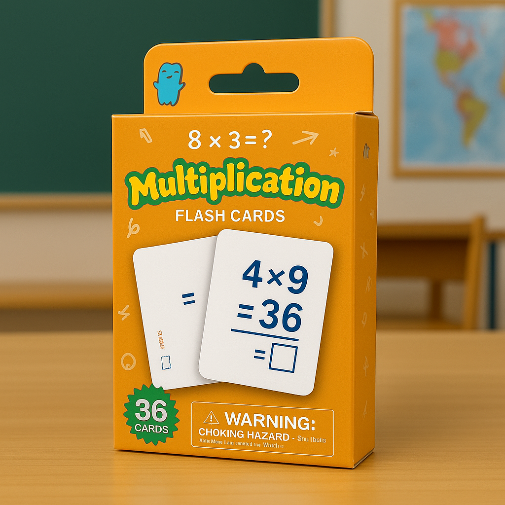 7-in-1 Early Learning Brain-Boosting Flash Card Set