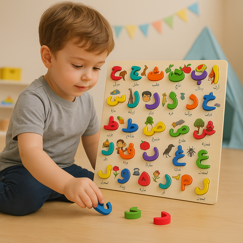 Wooden 3D Urdu/Arabic Words Sorting Board