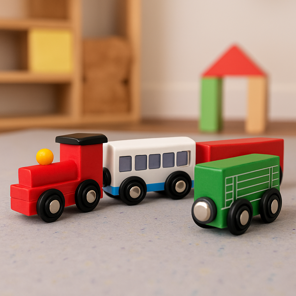 Wooden Classic Magnetic Train Set