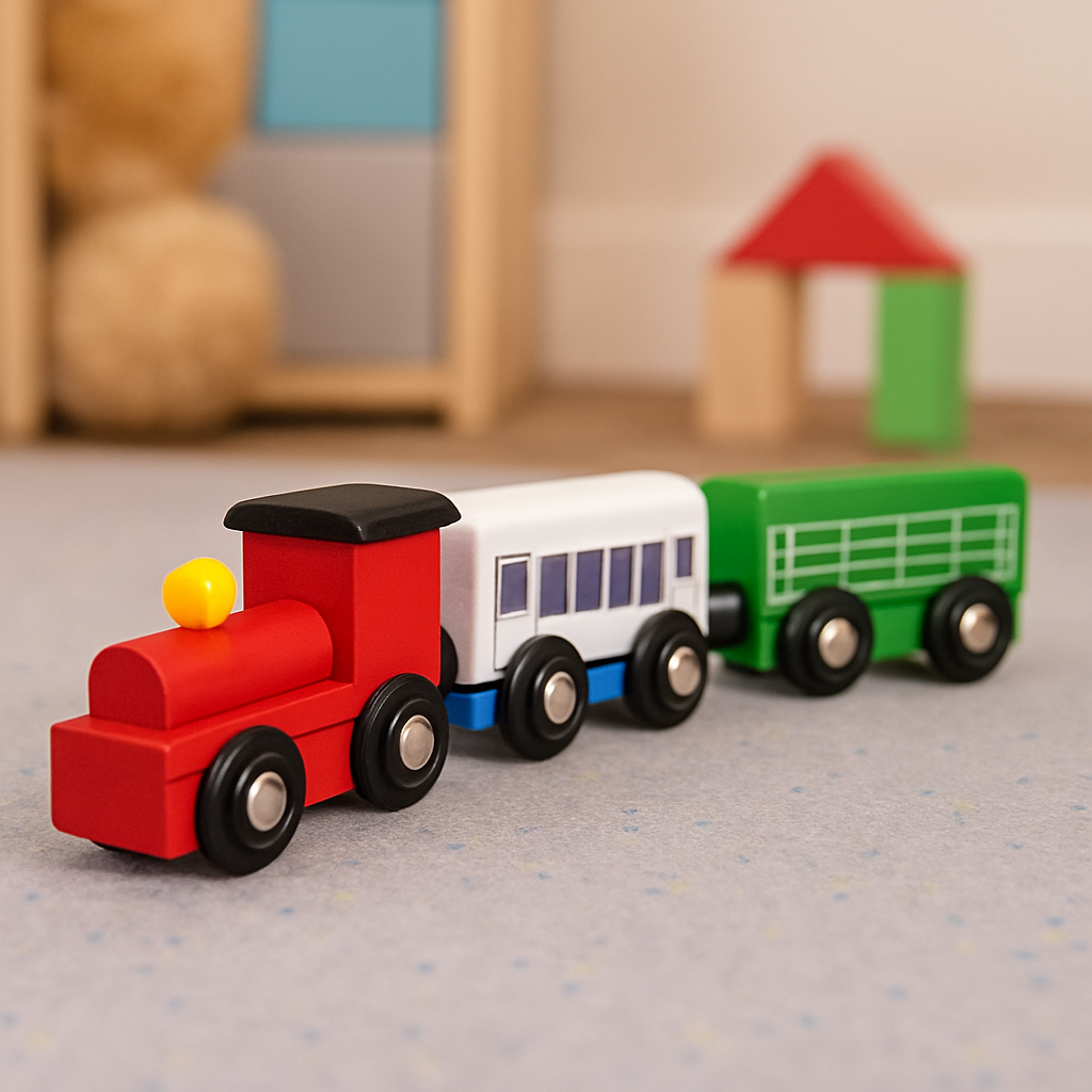 Wooden Classic Magnetic Train Set