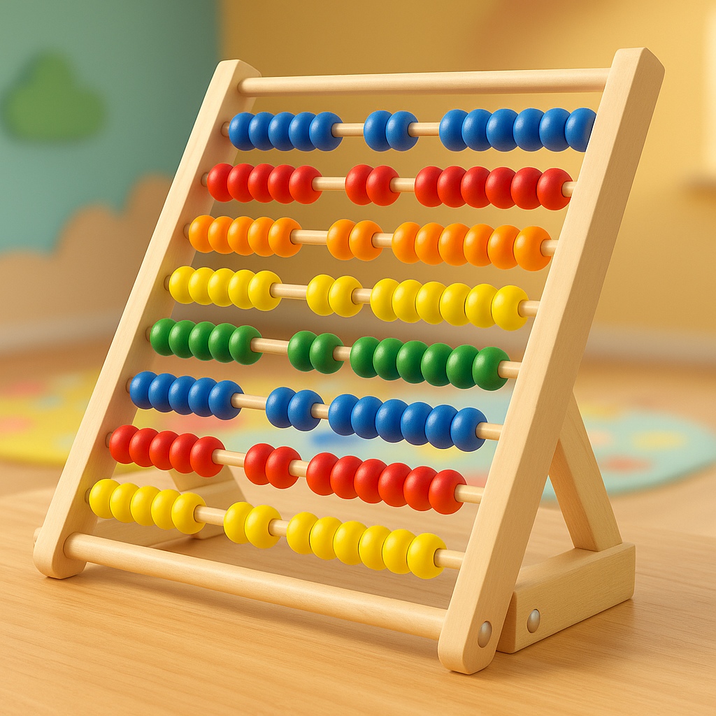 Wooden Abacus Counting Rack Early Educational Toy
