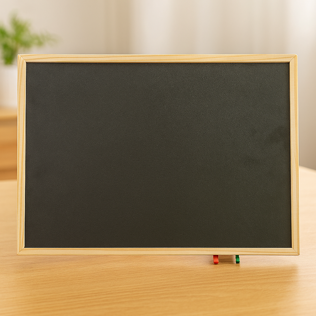 Wooden Multifunction Maths Leaning Box With Black Board