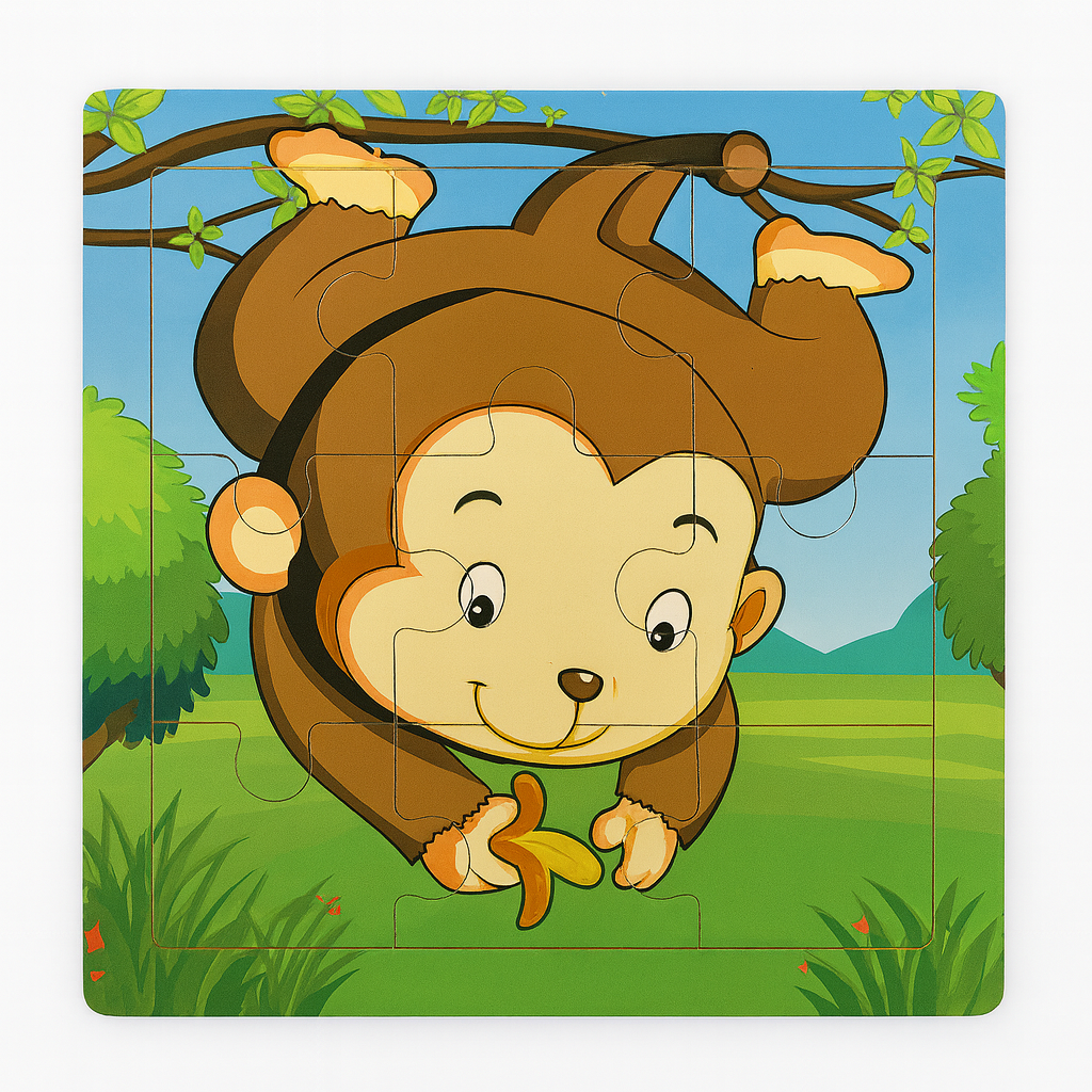 Wooden Animals Jigsaw Puzzle Board