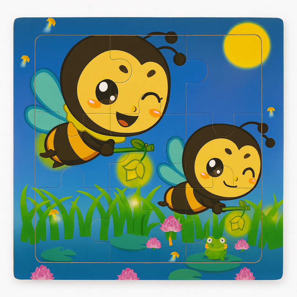 Wooden Animals Jigsaw Puzzle Board