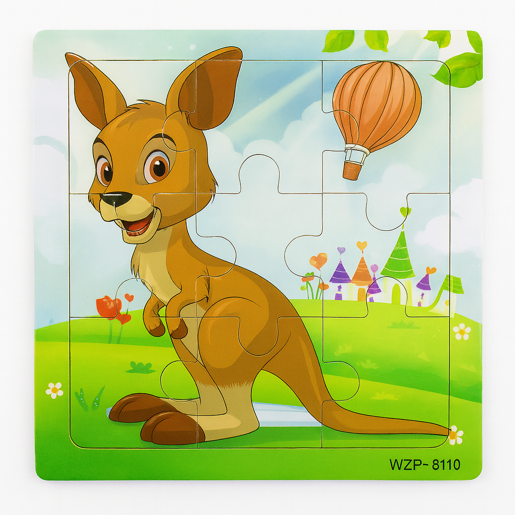 Wooden Animals Jigsaw Puzzle Board
