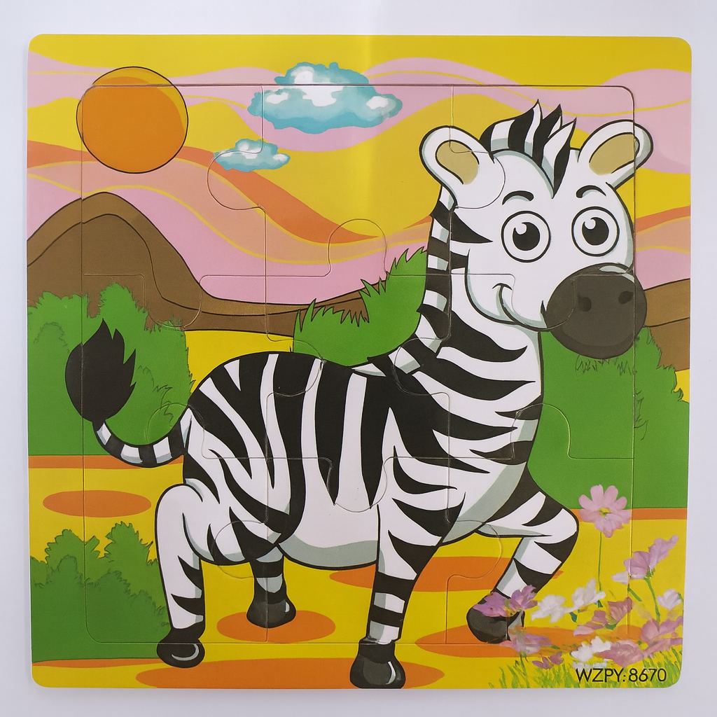 Wooden Animals Jigsaw Puzzle Board