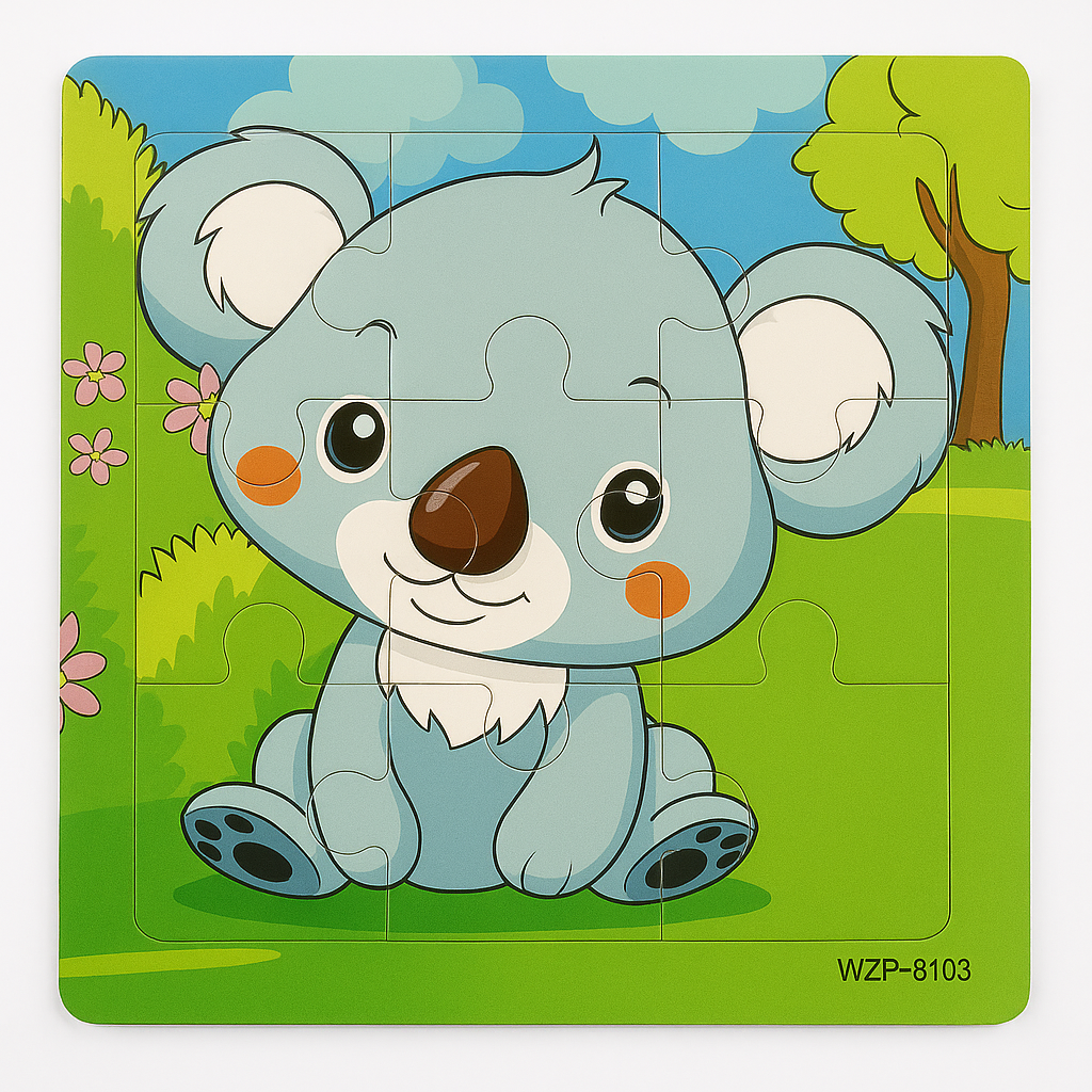 Wooden Animals Jigsaw Puzzle Board