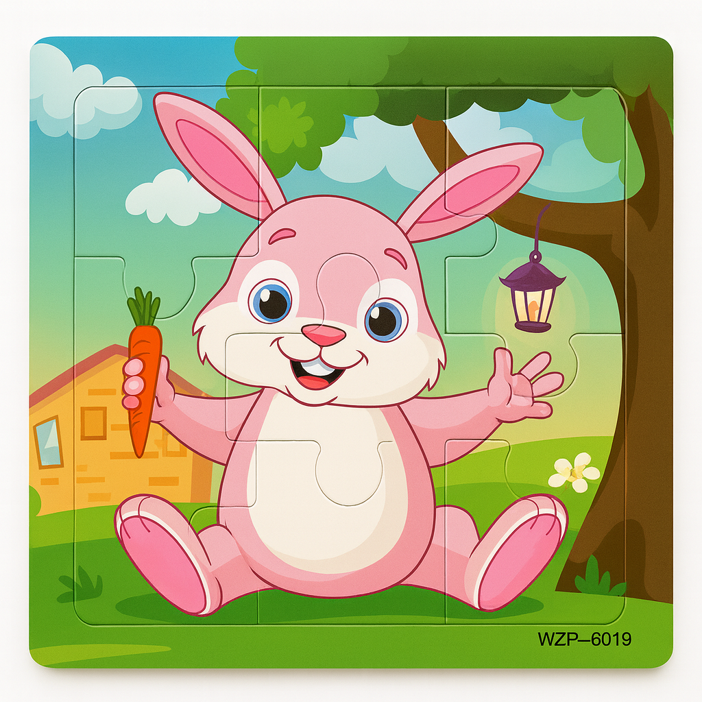 Wooden Animals Jigsaw Puzzle Board