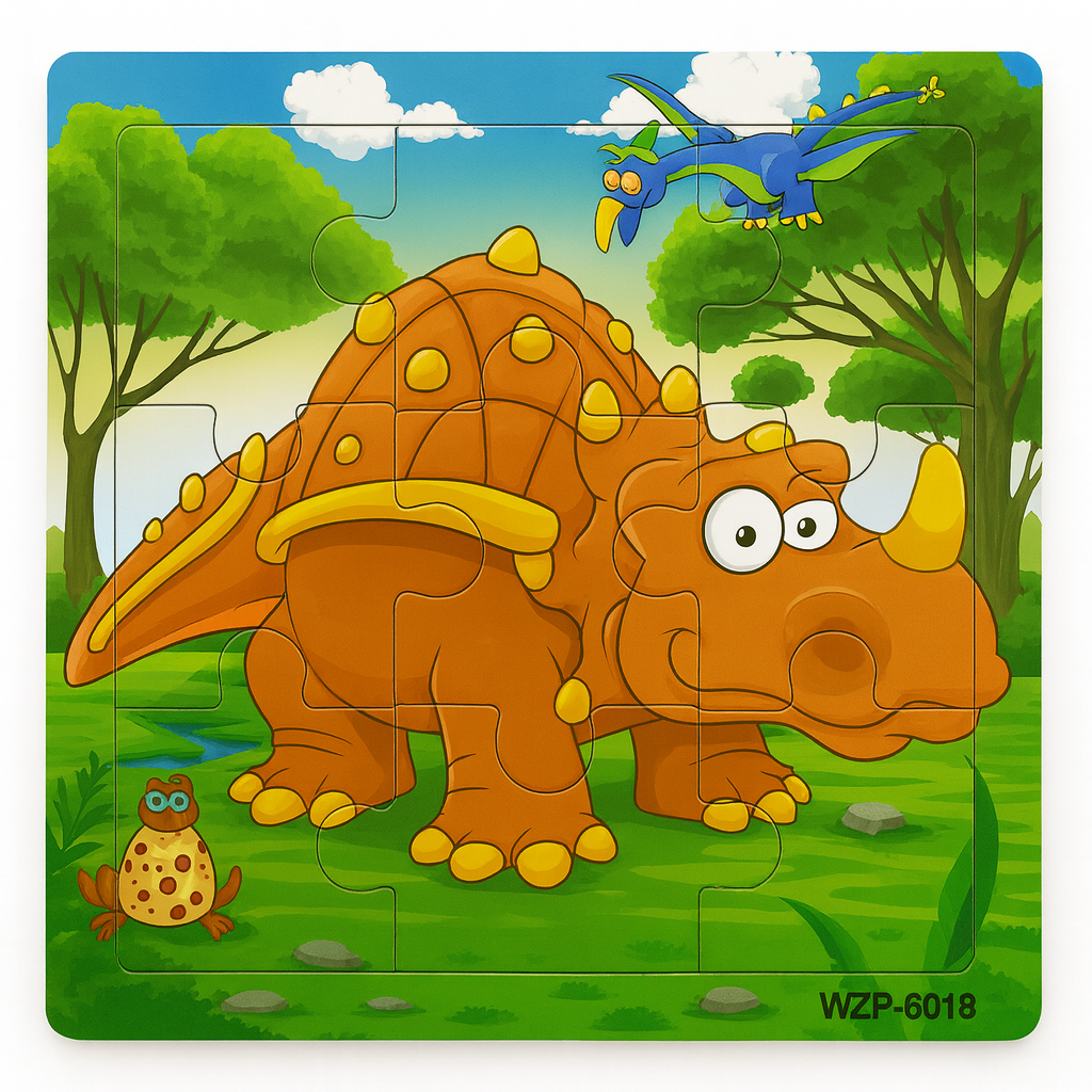 Wooden Animals Jigsaw Puzzle Board