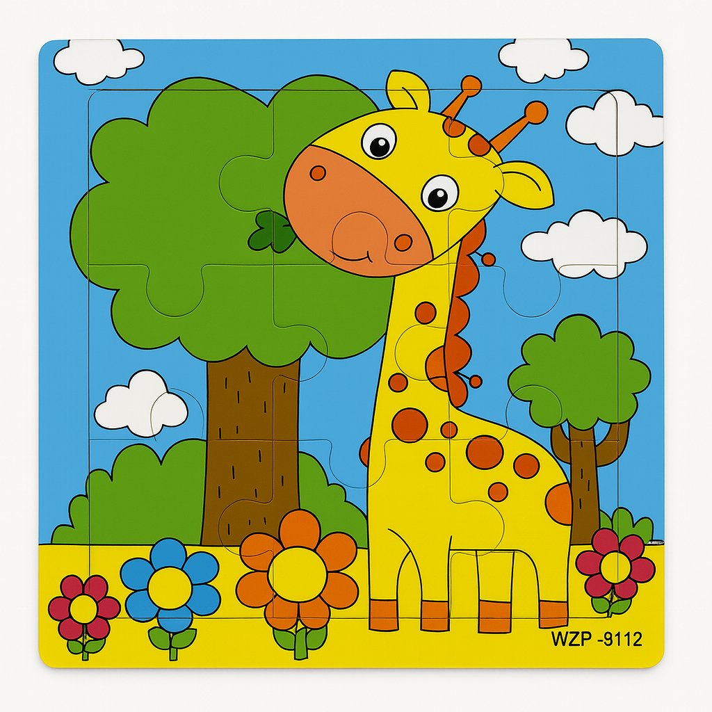 Wooden Animals Jigsaw Puzzle Board