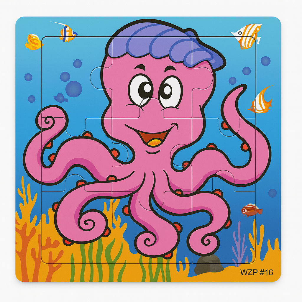 Wooden Animals Jigsaw Puzzle Board