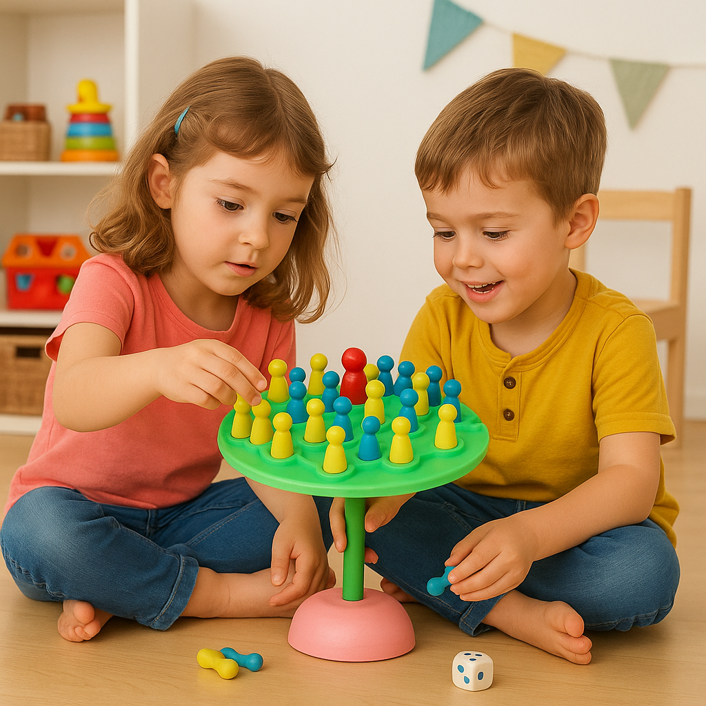 Wooden Man Balance Tree TableTop Game